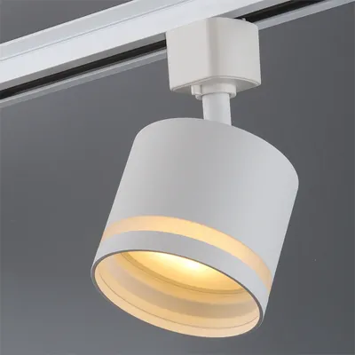 Трековый светильник General Lighting GTR-GX53-1-LR-IP40-W / 580220 (белый)
