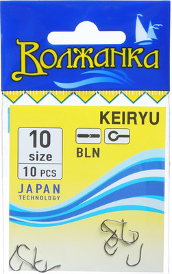 Набор крючков рыболовных Волжанка Keiryu / SW-029-10 (10шт)