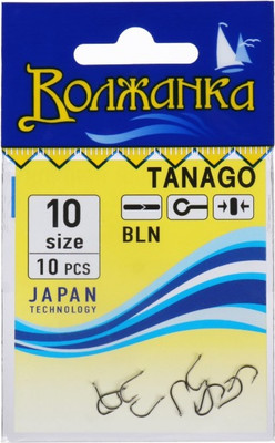 Набор крючков рыболовных Волжанка Tanago / SW-010-10 (10шт)