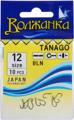 Набор крючков рыболовных Волжанка Tanago / SW-010-12 (10шт)