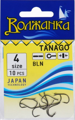 Набор крючков рыболовных Волжанка Tanago / SW-010-4 (10шт)