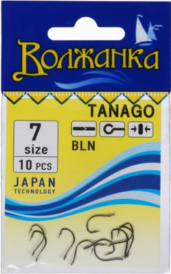 Набор крючков рыболовных Волжанка Tanago / SW-010-7 (10шт)