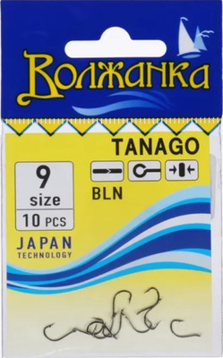 Набор крючков рыболовных Волжанка Tanago / SW-010-9 (10шт)