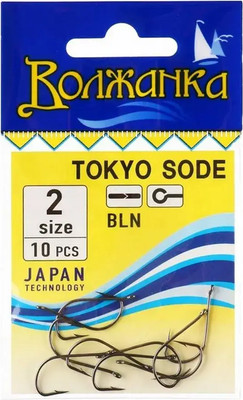Набор крючков рыболовных Волжанка Tokyo Sode / SW-0011-2 (10шт)