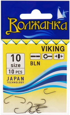 Набор крючков рыболовных Волжанка Viking / SW-115-10 (10шт)