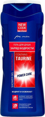Гель для душа New Code с таурином (250мл)