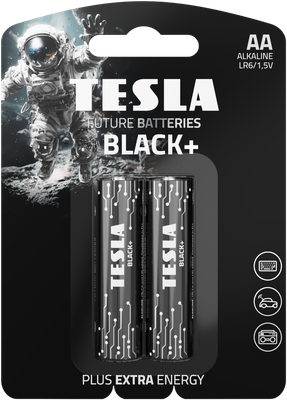 Комплект батареек Tesla Batteries Black+ LR6 2BP (2шт)