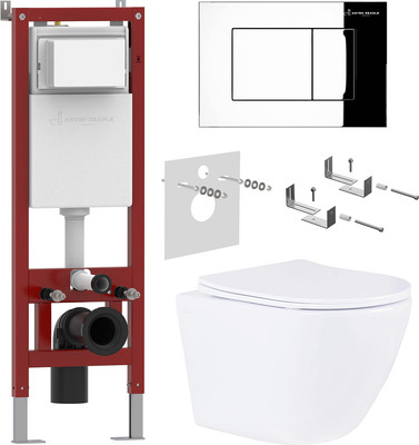 Унитаз подвесной с инсталляцией Asten Readle Zentralmodul AR0601-185CH