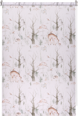 Рулонная штора Franc Gardiner Print Лесные друзья олени, день 90х160 / 9403217912