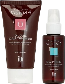 Набор косметики для волос System 4 Программа №10 для стимуляции роста волос мини