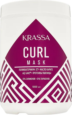 Маска для волос Krassa для кудрявых волос (1л)