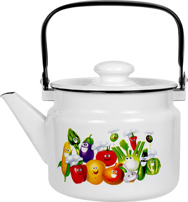 Чайник Лысьвенские эмали Веселые овощи С-2710 П2/4РчЭК