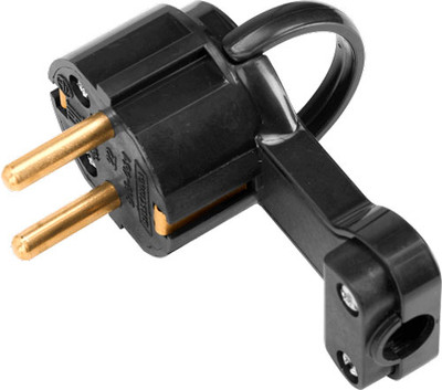 Вилка штепсельная Bylectrica В16-061 (черный)