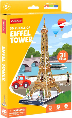 Конструктор CubicFun Эйфелева башня / E1624h (31эл)