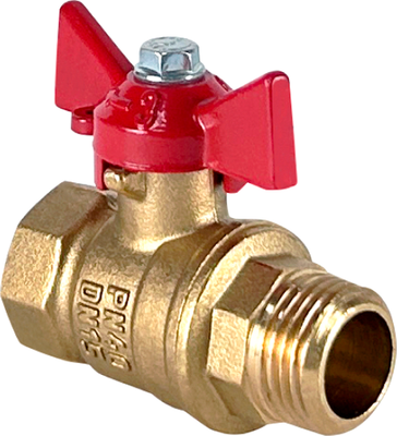 Шаровой кран Valfex DeltaPro ВР/НР 3/4" / VF.218.LB1.034.DP (ручка-бабочка)