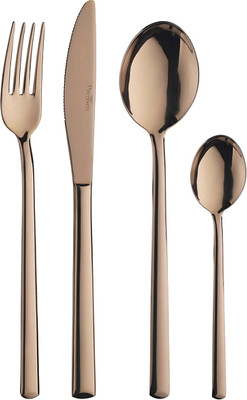 Набор столовых приборов Pinti Inox Synthesis Copper 15H09091 (24пр)