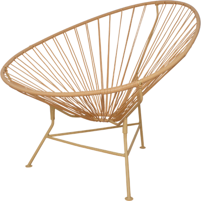 Кресло садовое M-Group Ракушка / 12230500 (бежевый)