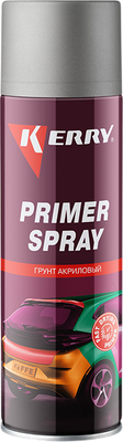 Грунтовка автомобильная Kerry Primer Spray KR-606-1 (650мл, серый)