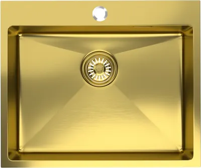 Мойка кухонная Mixline Pro 555136 (золото, с сифоном)