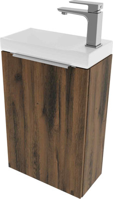 Тумба с умывальником ЗОВ Монови Слим 40 / S40LA0LA-OL9268 (аттик)