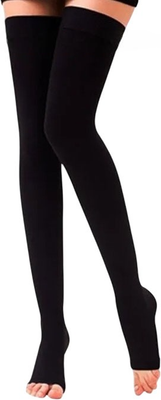 Чулки компрессионные Центр Компресс До бедра с силиконом 2 кл.к. (р.5, черный)