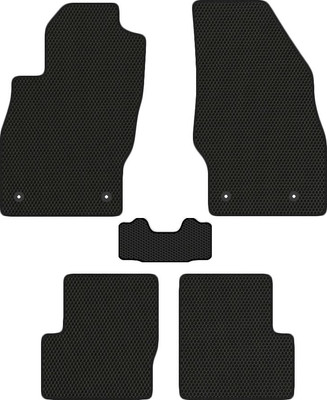 Комплект ковриков для авто Alicosta 1009_1 для Opel Corsa IV хэтчбек 3/5дв/S07/D 2006-2014 (EVA соты, черный)