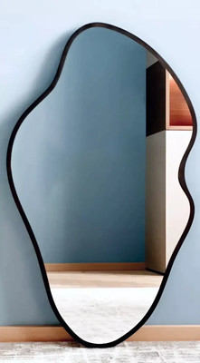 Зеркало Emze 45x77 / LED.UV.NF.45.77.CHE.4K (черный с УФ-окантовкой и подсветкой)