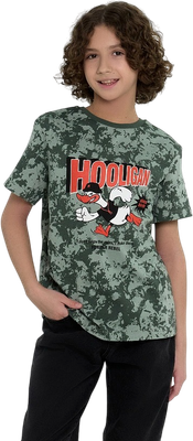 Футболка детская Mark Formelle 113379 (р.116-60, миллитари варка на зеленом)