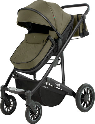 Детская универсальная коляска Sweet Baby Amare GL 2в1 (оливковый)