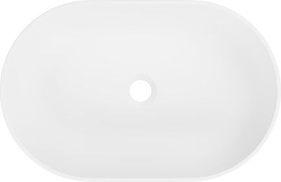 Умывальник Belux Джаз 560 Овал (18, белый матовый/Solid Surface)