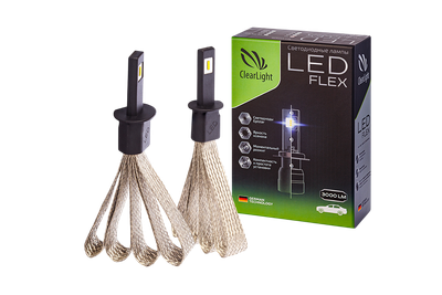 Комплект автомобильных ламп ClearLight CLFLXLEDH3-1 (2шт)