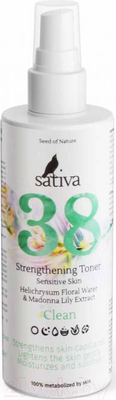 Тоник для лица Sativa Укрепляющий №38 (150мл)