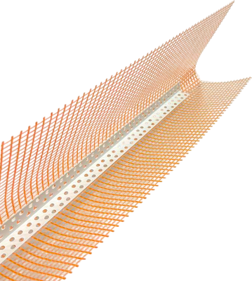 Уголок штукатурный Profilsystems Capatect ПВХ с армирующей сеткой 10x15 (2.5м, 145г)