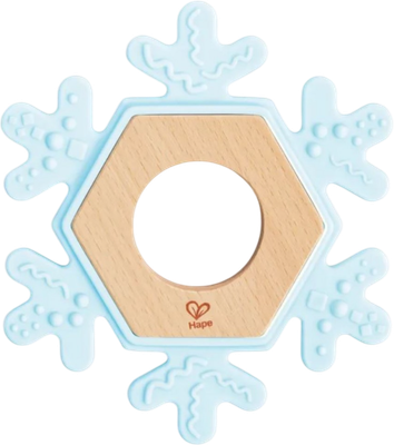 Прорезыватель для зубов Hape Малышам Снежинка / E0122_HP