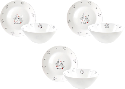 Набор тарелок JEWEL Гусики ПС00107-58 (6шт)