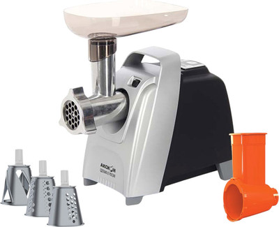 Мясорубка электрическая Аксион М 62.03 (черный/серебристый)