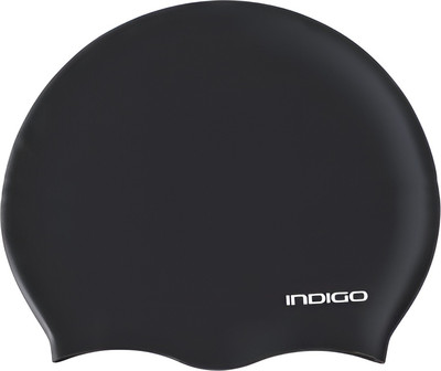 Шапочка для плавания Indigo Sport IN386 (р.52-62, черный)