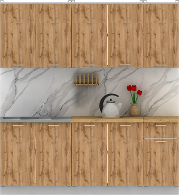 Кухонный гарнитур Eligard Lion 2.0 (дуб натуральный/дуб бунратти)