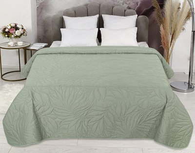 Покрывало АртПостель Оливковый с кантом 2241/1 (ультрастеп, 150x215)