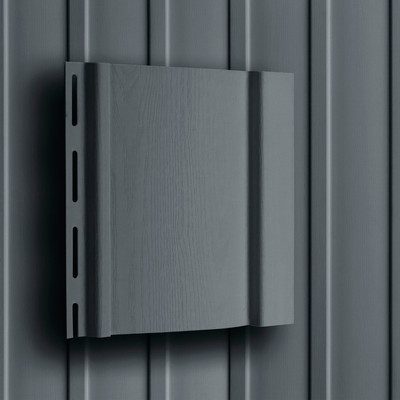 Сайдинг Grand Line Вертикальный S6.3 (графит)