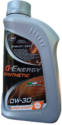 Моторное масло G-Energy Synthetic Super Start 0W30 / 253140487 (1л)