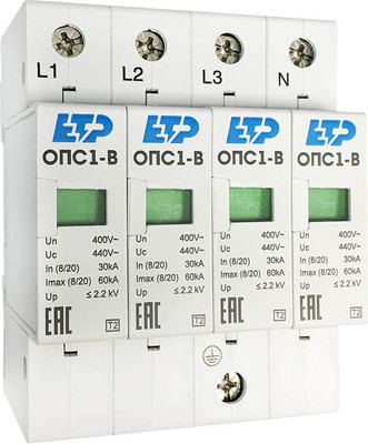 Ограничитель перенапряжения ETP ОПС1-B 4P / 16703