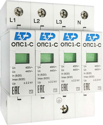 Ограничитель перенапряжения ETP ОПС1-C 4P / 16707