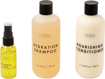 Набор косметики для волос Limba Hydration Шампунь 300мл+Кондиционер 300мл+Масло 50мл