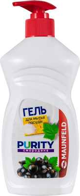 Средство для мытья посуды Maunfeld Гель Purity Смородина MDL450CD (450г, с дозатором)