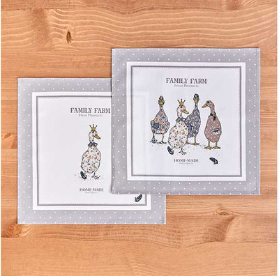 Сервировочная салфетка Santalino 850-750-8 (2шт, серый)