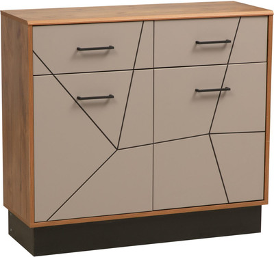 Комод Олмеко Гамма 54.07 (таксония/черный/ПВХ грей)