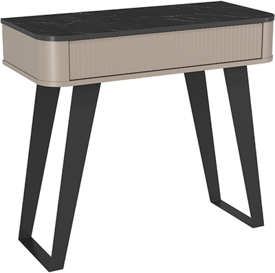 Туалетный столик Олмеко Фиделия 76.12 (серый камень/мрамор черный)