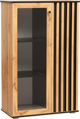 Шкаф Олмеко Либерти 51.03 опора 20мм (дуб вотан/черный)