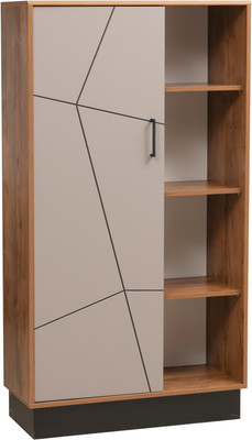 Шкаф Олмеко Гамма 54.06 (таксония/черный/ПВХ грей)